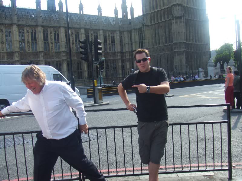 that guy running out of the pic is some random dude tha...