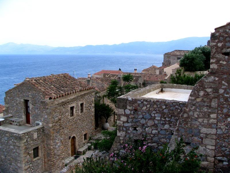 Lower town from our balcony