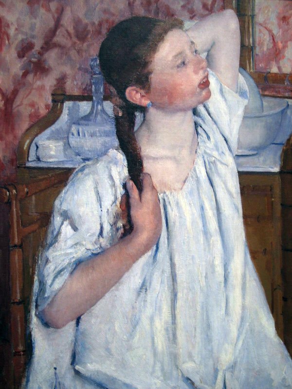 Mary Cassatt's Girl Arranging her Hair