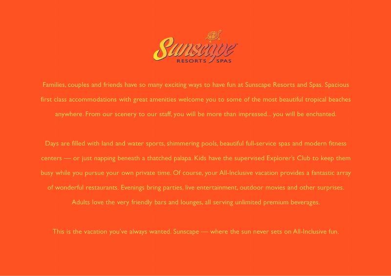 Sunscape overview