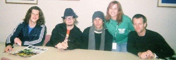 Me w/ the band Our Lady Peace.