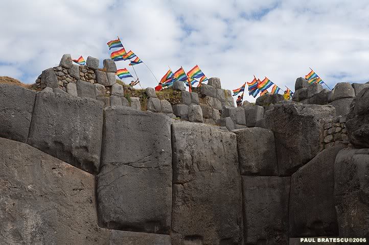 Inti Raymi festival flags