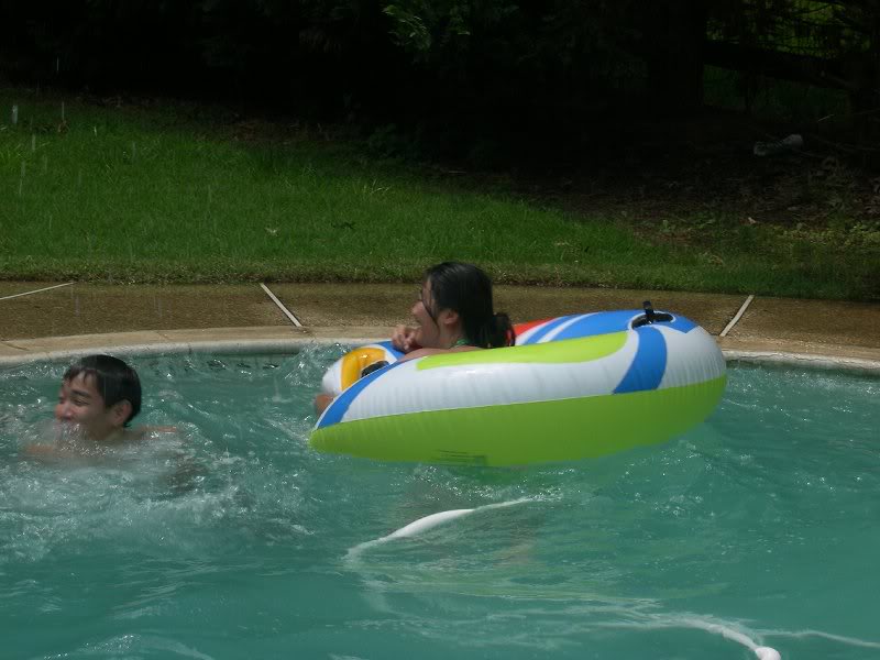 me having fun in the tube