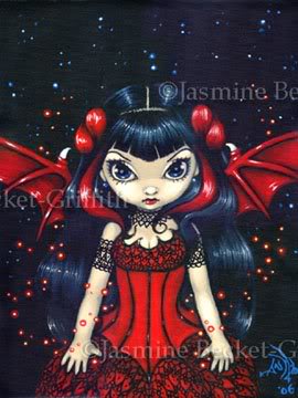 Fairy In A Red Dress