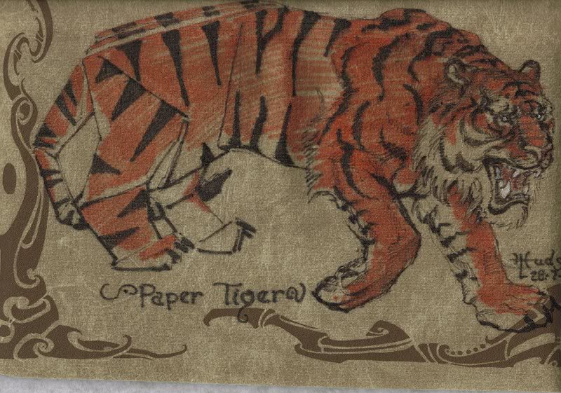 paper tiger playmat