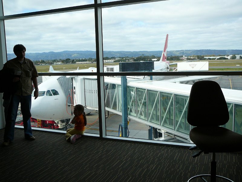 adelaide airport-my plane