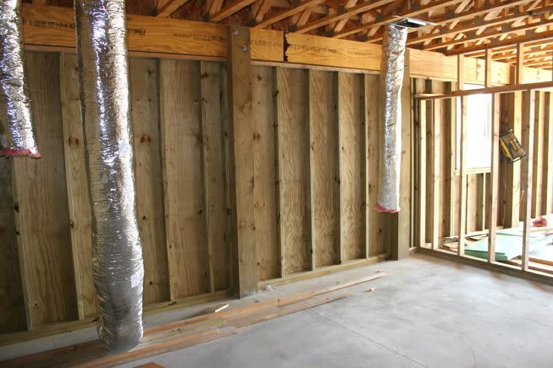 Adding the air conditioning ducts