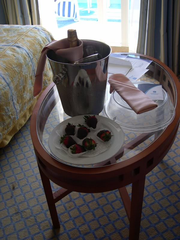 Surprise in stateroom (part of the Anniversary Package)