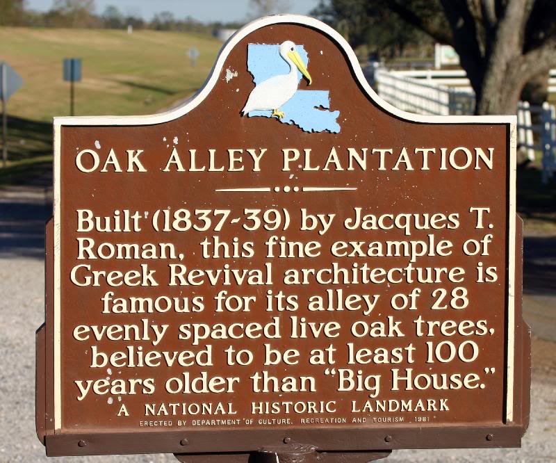 Oak Alley Plantation History