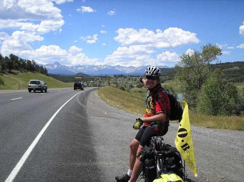 Near Montrose, CO. We are going over those mountains!