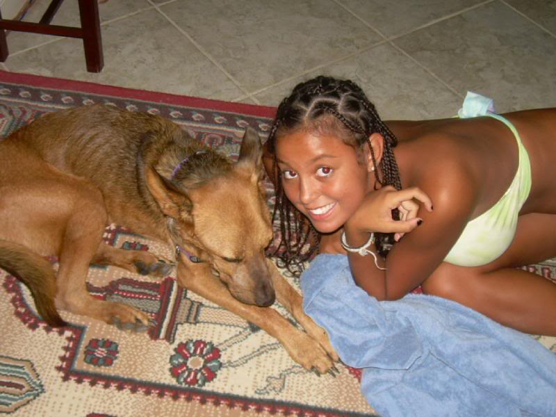 our dog at the embassy!