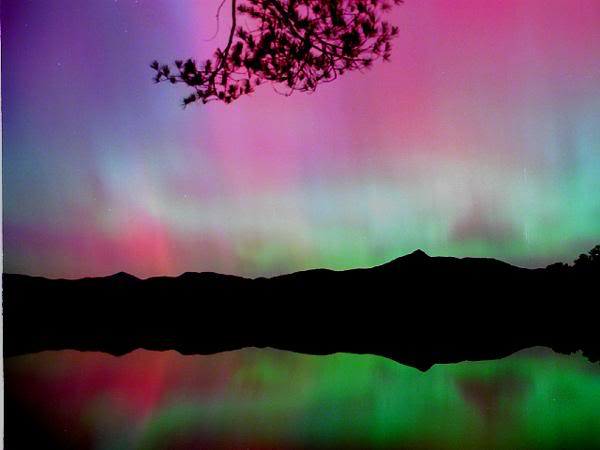 Northern Lights over Chocorua Lake, NH