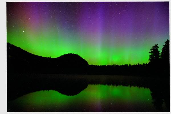 Northern Lights over Echo Lake