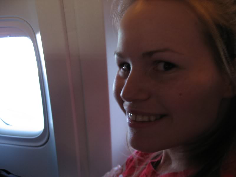 Me on the plane.
