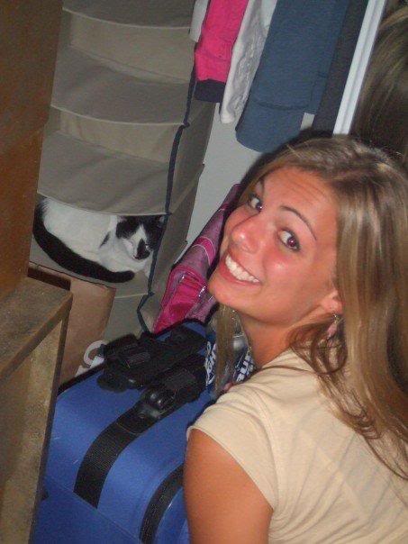 me n jack sleepin in his new spot