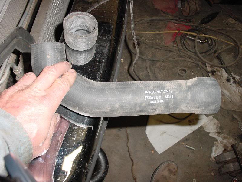 Cut the upset off and the hose is a tad loose fit on t...