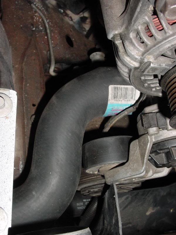 Fits the fender well good and and allows the hose to tu...