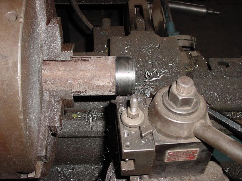 Std. wall pipe with a barbed end