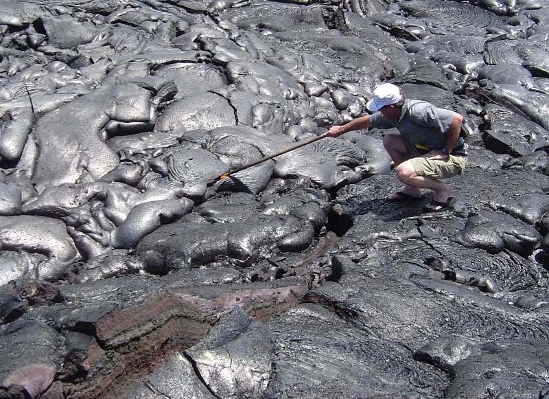 Lava flow on the Big Island