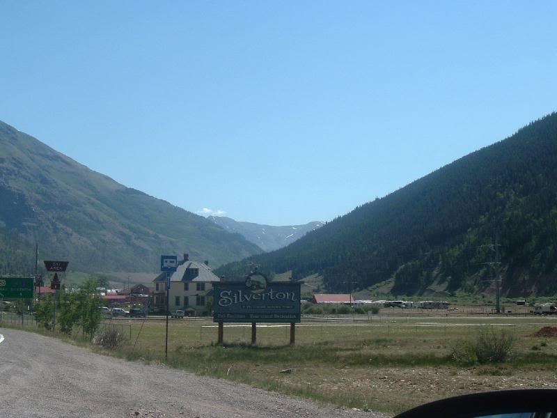 Entering Silverton, CO