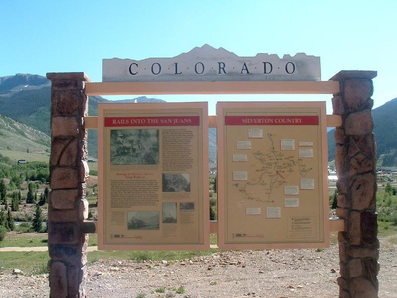 Silverton, CO Historical Sign