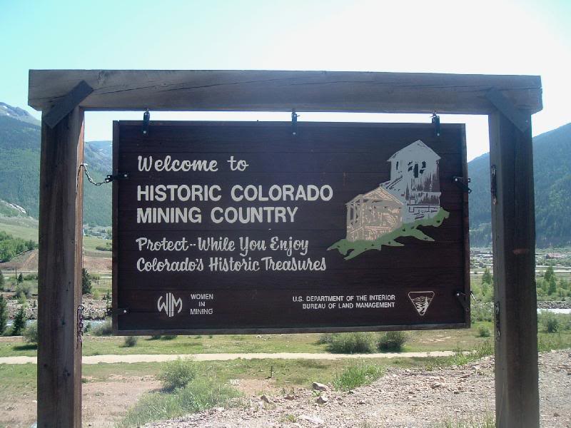 Silverton CO Mining Sign