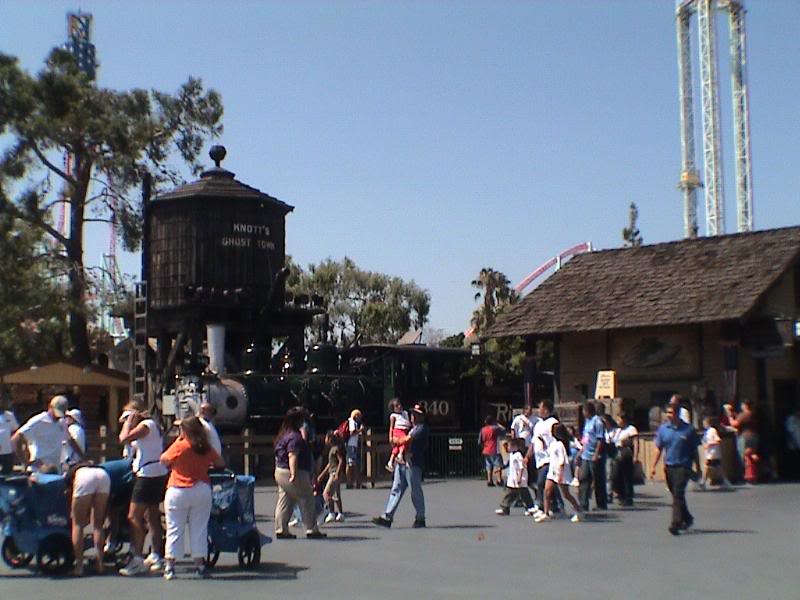 The Knott's narrow gauge railroad