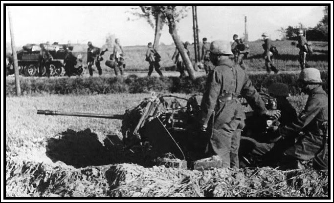 3,7cm Flak saves a Street - Poland 1944
