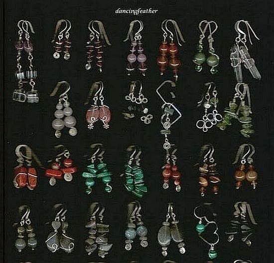 Many styles of stone and silver