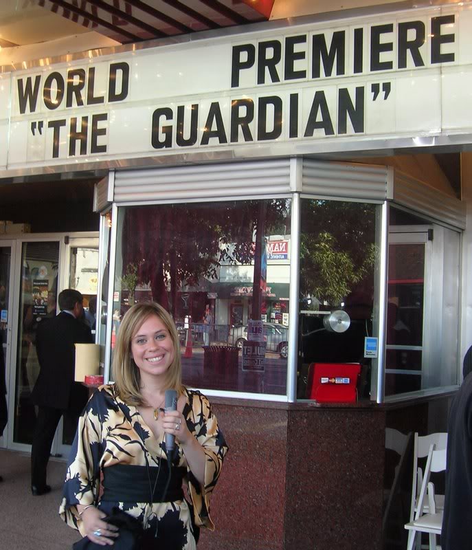 Aly under the marquee at The Uptown