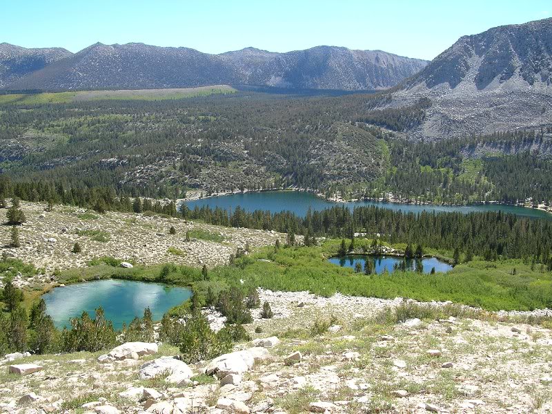 LOOKING BACK FROM THE BASE OF POINTLESS PEAK