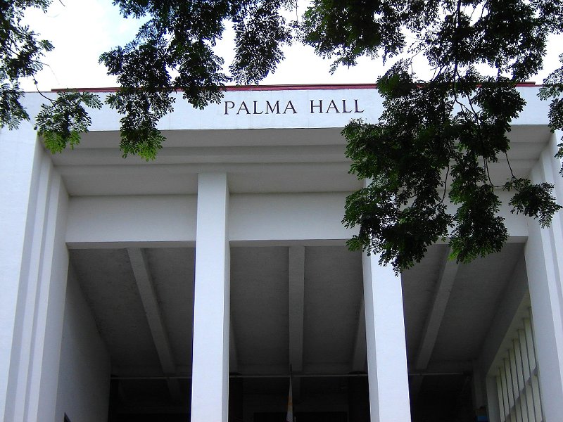 Facade of Palma Hall, College of Arts and Letters