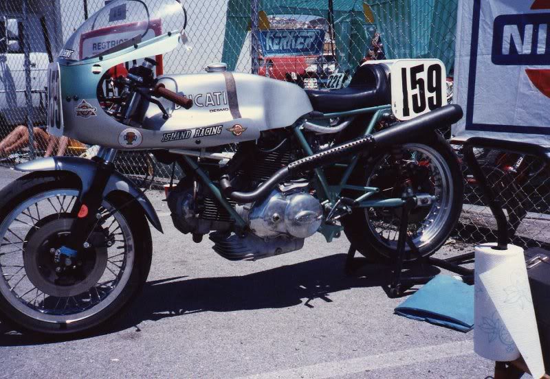 Ducati Bevel Green Frame Racer