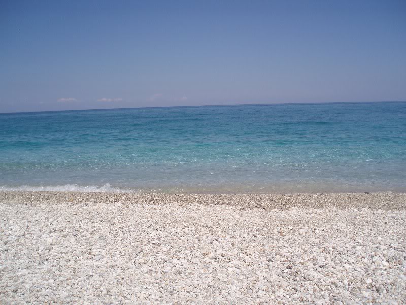 Horefto beach in August(Central Greece)