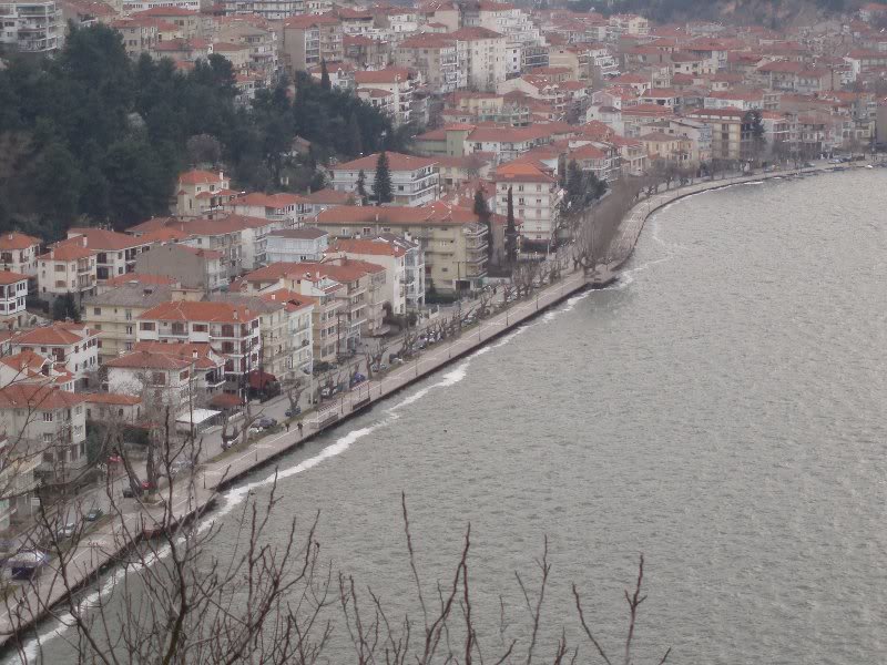 The city of Kastoria from above