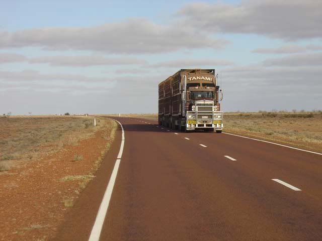tanami road train