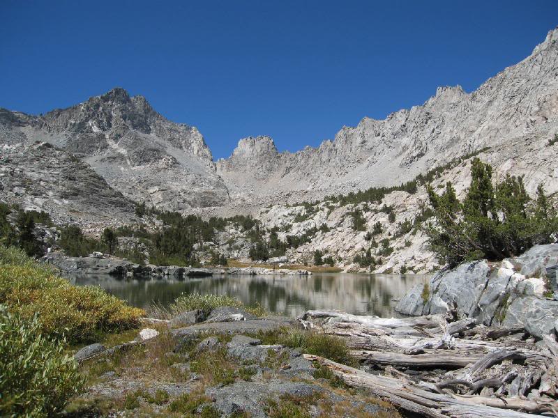 Unnamed Lake (11,270') and Dragon Peak to the left