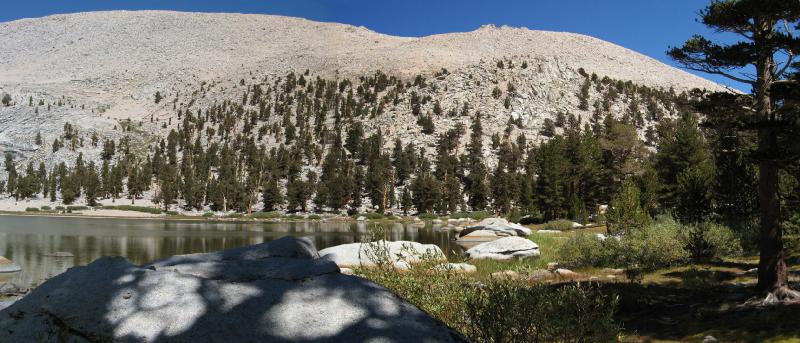 Muir Lake and Woolyback (12,840')