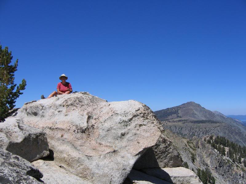 Kerstin on Echo Peak