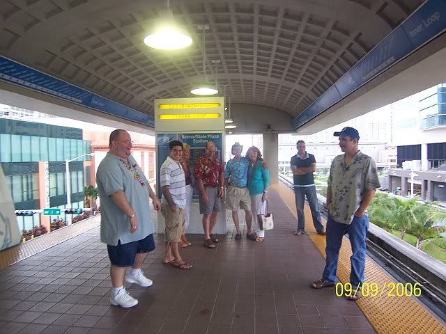 Frank misguiding us at the Metro :)