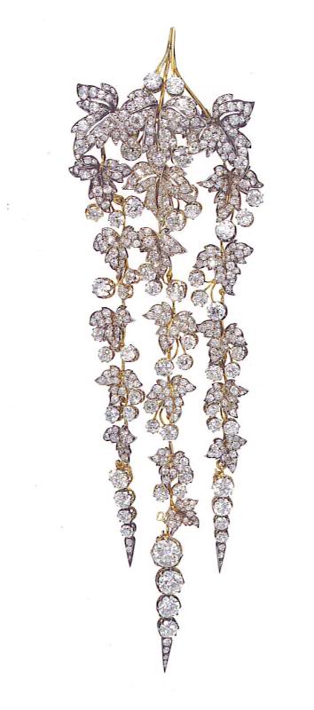 French 66.75 carats of Diamonds in corsage originally p...