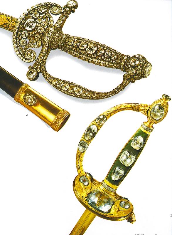French Consecretion Swords French Crown Jewels