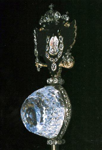 Russian Imperial Scepter with Orlov Diamond