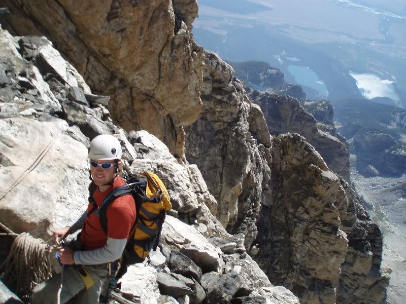 Grand, approach climb via Upper Exum ridge 1
