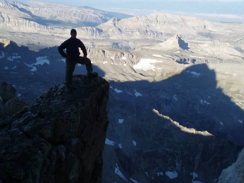 Grand, approach climb via Upper Exum ridge 3