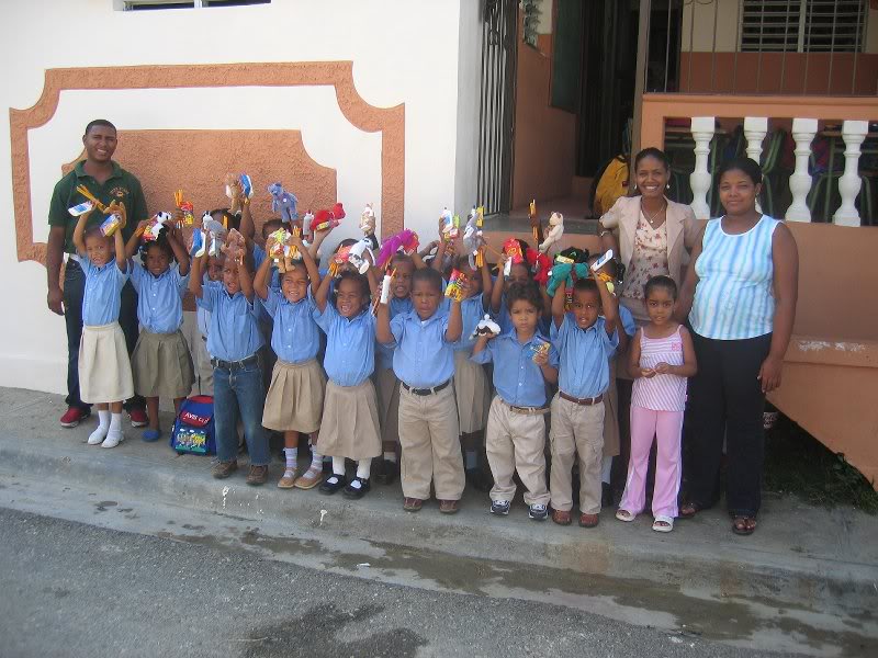 Donation distribution in Santo Domingo
