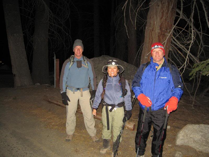 tomcat_rc, Snow Nymph, and Devon at the start (8,500')