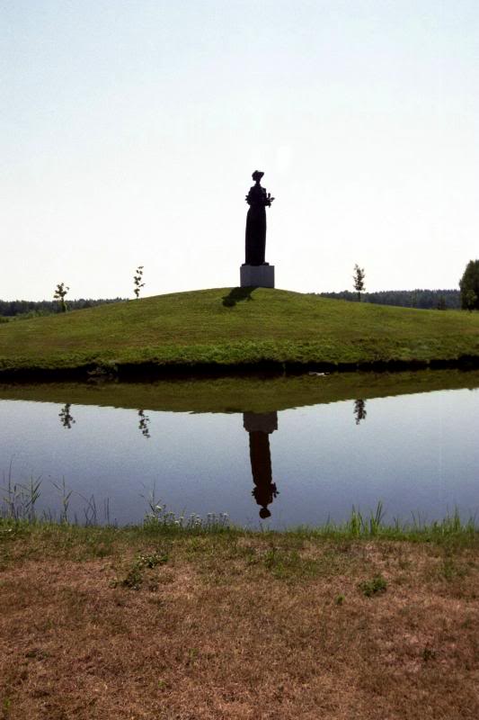 A "Mother Russia" type.