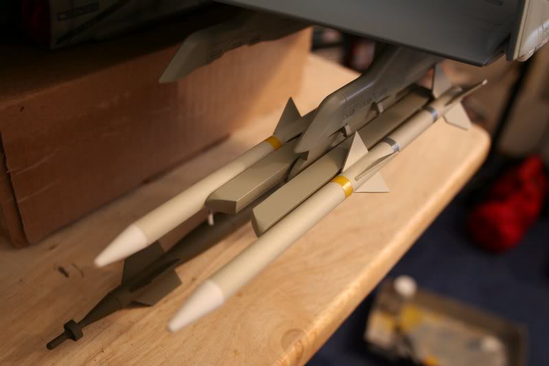 LAU-115 w/ LAU-127 Lateral Mount Missile Racks