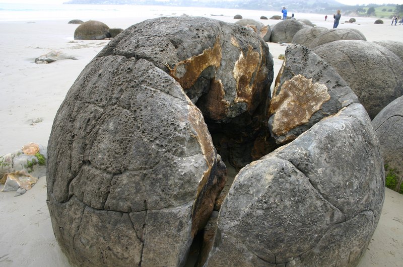 Moeraki Boulders in Oamaru, New Zealand
